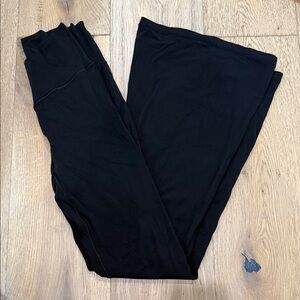 Aerie Black High-Rise Leggings Flare